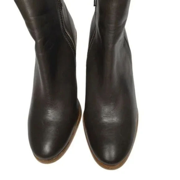 DUNE London Pema Green Ankle Booties - Picture 3 of 13